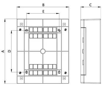 N 1×24 C - Technical Drawing